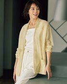 【ドゥクラッセ/DoCLASSE】のライトシアー・着流しカーディガン 人気、トレンドファッション・服の通販 founy(ファニー) ファッション Fashion レディースファッション Fashion for Women トップス・カットソー Cut & Sew Tops カーディガン・羽織り Layered Style Cardigans カーディガン Cardigan, Knitwear 人気 Popular, Best Seller thumbnail シャンパン|ID: prp329100004920826 ipo3291000000036916749