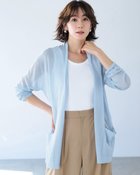 【ドゥクラッセ/DoCLASSE】のライトシアー・着流しカーディガン ペールブルー|ID: prp329100004920826 ipo3291000000037256103