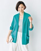【ドゥクラッセ/DoCLASSE】のライトシアー・着流しカーディガン ターコイズ|ID: prp329100004920826 ipo3291000000037256105