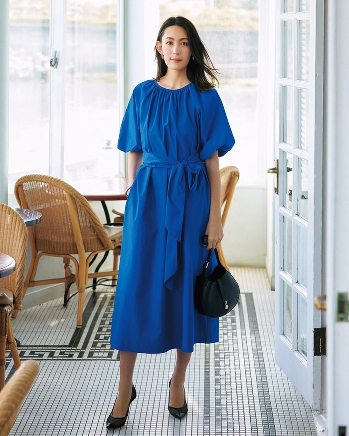 【ドゥクラッセ/DoCLASSE】のタイプライターコットン・バルーン袖ワンピース インテリア・キッズ・メンズ・レディースファッション・服の通販 founy(ファニー) https://founy.com/ ファッション Fashion レディースファッション Fashion for Women ワンピース Dresses ギャザー Gathered, Ruffled スリーブ Sleeve, Long Sleeve / Short Sleeve タイプライター Typewriter Fabric, Crisp Cotton バルーン Balloon, Balloon Silhouette リボン Ribbon, Bow 夏 Summer |ID: prp329100004920834 ipo3291000000037192212