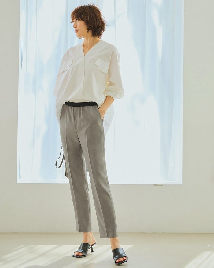 【ドゥクラッセ/DoCLASSE】のビエラツイル・センタープレステーパード/64cm インテリア・キッズ・メンズ・レディースファッション・服の通販 founy(ファニー) https://founy.com/ ファッション Fashion レディースファッション Fashion for Women パンツ Pants & Trousers イエロー Yellow オケージョン Occasion Wear スマート Smart, Elegant チェック Check, Plaid, Tartan フォルム Silhouette, Form ベスト Vest, Waistcoat 夏 Summer ビジネス 仕事 通勤 Business / Work / Commuting |ID: prp329100004920835 ipo3291000000037057129