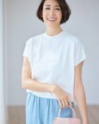 【ドゥクラッセ/DoCLASSE】のUVドライタッチニット・フレンチトップス ホワイト|ID: prp329100004920851 ipo3291000000037093261