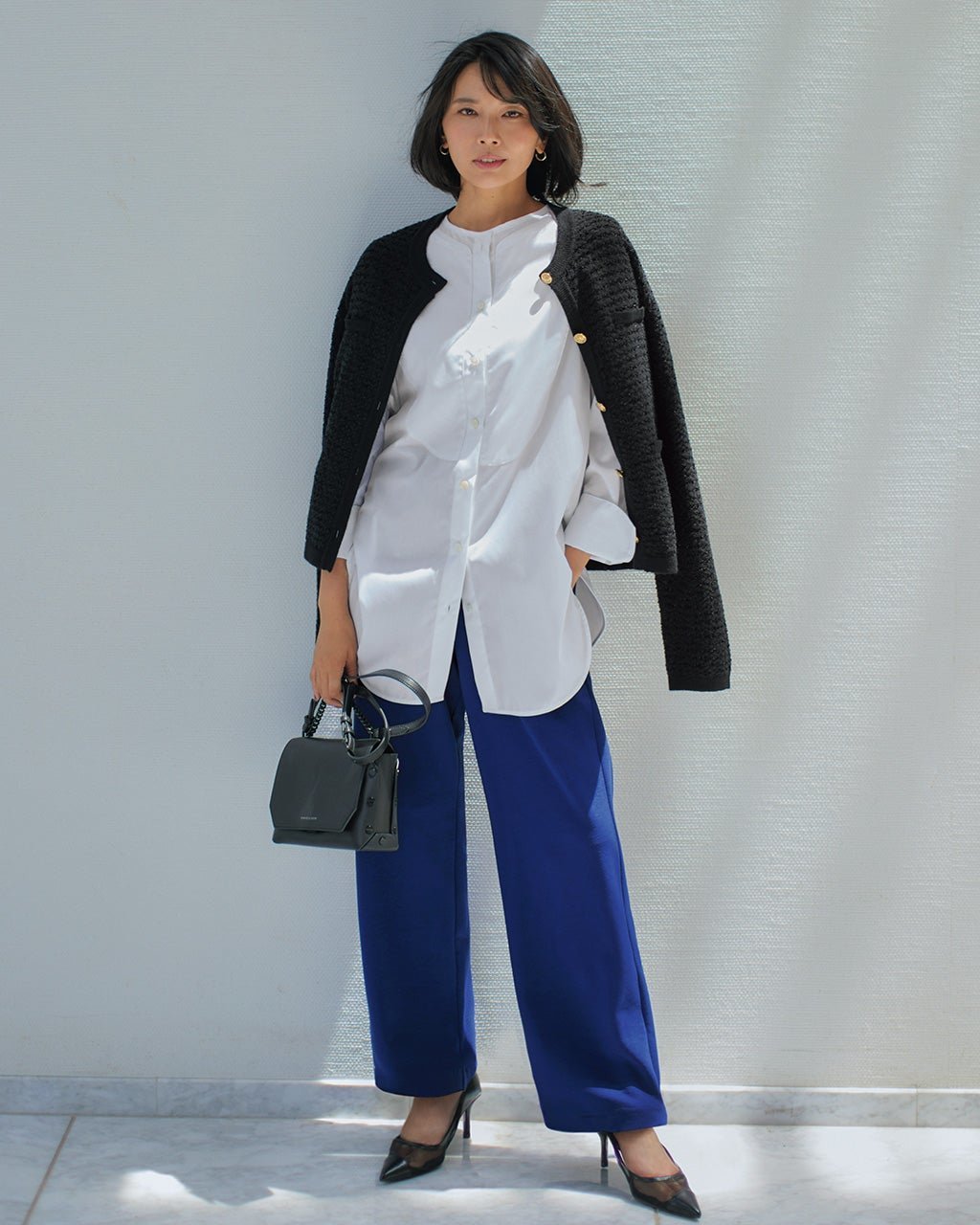 【ドゥクラッセ/DoCLASSE】のウール混ストレッチ・ストレートパンツ インテリア・キッズ・メンズ・レディースファッション・服の通販 founy(ファニー) 　ファッション　Fashion　レディースファッション　Fashion for Women　パンツ　Pants & Trousers　なめらか　Smooth, Silky Texture　ストレッチ　Stretch, Stretchy Fabric　ストレート　Straight, Straight Cut　スマート　Smart, Elegant　冬　Winter / This Winter　A/W・秋冬　Autumn/Winter　ブルー|ID: prp329100004920854 ipo3291000000036916967