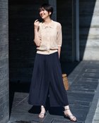 【ドゥクラッセ/DoCLASSE】のUVスラブ・ラップパンツ ネイビー|ID: prp329100004920861 ipo3291000000036917032