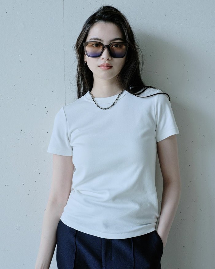 【ドゥクラッセ/DoCLASSE】のピュアコットンスムース/半袖T インテリア・キッズ・メンズ・レディースファッション・服の通販 founy(ファニー) https://founy.com/ ファッション Fashion レディースファッション Fashion for Women トップス・カットソー Cut & Sew Tops カットソー・ベーシックTシャツ Cut-and-Sewn Tops / Stretch Tees & Basics カットソー Cut and Sewn Top シンプル Simple, Minimal スマート Smart, Elegant デコルテ Décolleté, Neckline ドット Polka Dot, Dot Pattern 半袖 Short Sleeve, Half Sleeve |ID: prp329100004920894 ipo3291000000037024010