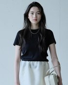 【ドゥクラッセ/DoCLASSE】のピュアコットンスムース/半袖T ブラック|ID: prp329100004920894 ipo3291000000037024014