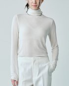 【ドゥクラッセ/DoCLASSE】のカシミヤシルク混・タートルネック オフホワイト|ID: prp329100004920896 ipo3291000000036917198
