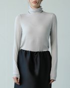 【ドゥクラッセ/DoCLASSE】のカシミヤシルク混・タートルネック ライトグレー|ID: prp329100004920896 ipo3291000000037245778