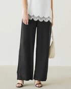 【ドゥクラッセ/DoCLASSE】のビンテージサテン・ワイドパンツ 人気、トレンドファッション・服の通販 founy(ファニー) ファッション Fashion レディースファッション Fashion for Women パンツ Pants & Trousers エレガント 上品 Elegant ドレープ Drape, Draping Fabric ドローコード Drawcord, Drawstring Cord ワイド Wide, Wide Fit thumbnail ブラック|ID: prp329100004920908 ipo3291000000036917263