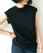 【ドゥクラッセ/DoCLASSE】のプレミアムコットン・アシメデザインT ブラック|ID: prp329100004920916 ipo3291000000037093961