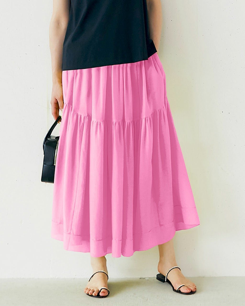 【ドゥクラッセ/DoCLASSE】のシルクコットン・ティアードスカート 人気、トレンドファッション・服の通販 founy(ファニー) ファッション Fashion レディースファッション Fashion for Women スカート Skirts ティアードスカート Tiered Skirts ギャザー Gathered, Ruffled シルク Silk, 100% Silk ティアードスカート Tiered Skirt, Flounced Skirt 夏 Summer other-1|ID: prp329100004920955 ipo3291000000036917490