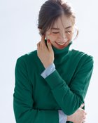 【ドゥクラッセ/DoCLASSE】のハイゲージニット・バックスリットタートル 人気、トレンドファッション・服の通販 founy(ファニー) ファッション Fashion レディースファッション Fashion for Women トップス・カットソー Cut & Sew Tops ニット Knit Tops & Sweaters なめらか Smooth, Silky Texture スリット Slit, Slit Detail センター Center, Center Line セーター Sweater, Knitwear タートル Turtleneck, Turtle Collar タートルネック Turtleneck, High Neck フォルム Silhouette, Form ロング Long, Long-Length ワンポイント One Point, Statement Accent 冬 Winter / This Winter 秋 Autumn A/W・秋冬 Autumn/Winter thumbnail グリーン|ID: prp329100004920969 ipo3291000000036917614