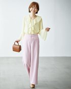 【ドゥクラッセ/DoCLASSE】のシアーシフォン・ラッフルフリルブラウス 人気、トレンドファッション・服の通販 founy(ファニー) ファッション Fashion レディースファッション Fashion for Women トップス・カットソー Cut & Sew Tops シャツ・ブラウス・オフィスカジュアル Elegant Blouses & Button-Ups インナー Innerwear ジャケット Jacket, Outerwear スリーブ Sleeve, Long Sleeve / Short Sleeve フリル Frill, Ruffle 今季 This Season, Current Season thumbnail ペールイエロー|ID: prp329100004920974 ipo3291000000036917640