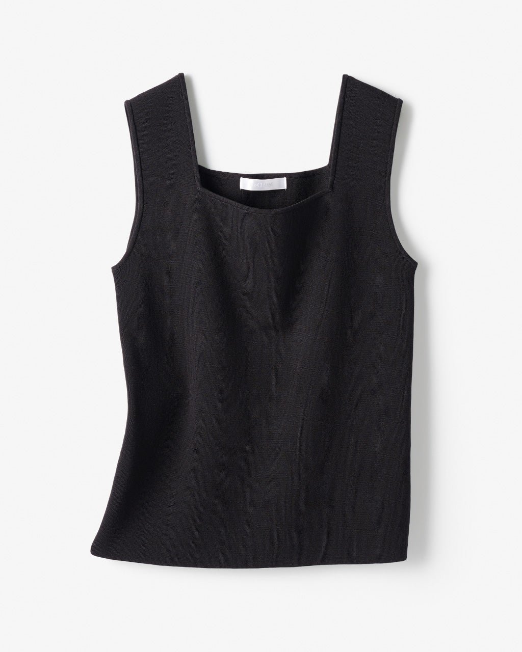 【ドゥクラッセ/DoCLASSE】の総針ニット・インナースクエアタンク インテリア・キッズ・メンズ・レディースファッション・服の通販 founy(ファニー) 　ファッション　Fashion　レディースファッション　Fashion for Women　トップス・カットソー　Cut & Sew Tops　ニット　Knit Tops & Sweaters　インナー　Innerwear　カットソー　Cut and Sewn Top　カーディガン　Cardigan, Knitwear　スクエア　Square, Square Shape　セーター　Sweater, Knitwear　ラップ　Wrap, Wrap Design　エレガント 上品　Elegant　人気　Popular, Best Seller　今季　This Season, Current Season　ブラック|ID: prp329100004920975 ipo3291000000036917651