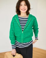 【ドゥクラッセ/DoCLASSE】のスパークリングニット・ジップパーカー 人気、トレンドファッション・服の通販 founy(ファニー) ファッション Fashion レディースファッション Fashion for Women トップス・カットソー Cut & Sew Tops ニット Knit Tops & Sweaters カーディガン・羽織り Layered Style Cardigans レディースパーカー・カジュアルフーディー Casual Hoodies & Sweatshirts 新作・新入荷 New Arrivals / New In カーディガン Cardigan, Knitwear シアー Sheer, See-Through バランス Balance, Style Balance パーカー Hoodie, Parka メッシュ Mesh, Net Fabric エレガント 上品 Elegant |ID:prp329100004920977