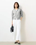 【ドゥクラッセ/DoCLASSE】のスパークリングニット・ジップパーカー 人気、トレンドファッション・服の通販 founy(ファニー) ファッション Fashion レディースファッション Fashion for Women トップス・カットソー Cut & Sew Tops ニット Knit Tops & Sweaters カーディガン・羽織り Layered Style Cardigans レディースパーカー・カジュアルフーディー Casual Hoodies & Sweatshirts 新作・新入荷 New Arrivals / New In カーディガン Cardigan, Knitwear シアー Sheer, See-Through バランス Balance, Style Balance パーカー Hoodie, Parka メッシュ Mesh, Net Fabric エレガント 上品 Elegant thumbnail ライトグレー|ID: prp329100004920977 ipo3291000000036917669