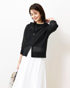 【ドゥクラッセ/DoCLASSE】のスパークリングニット・ジップパーカー 人気、トレンドファッション・服の通販 founy(ファニー) ファッション Fashion レディースファッション Fashion for Women トップス・カットソー Cut & Sew Tops ニット Knit Tops & Sweaters カーディガン・羽織り Layered Style Cardigans レディースパーカー・カジュアルフーディー Casual Hoodies & Sweatshirts 新作・新入荷 New Arrivals / New In カーディガン Cardigan, Knitwear シアー Sheer, See-Through バランス Balance, Style Balance パーカー Hoodie, Parka メッシュ Mesh, Net Fabric エレガント 上品 Elegant thumbnail ブラック|ID: prp329100004920977 ipo3291000000036917671