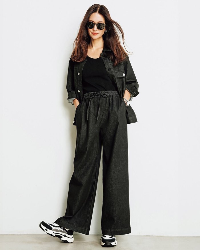 【ドゥクラッセ/DoCLASSE】のリアクティブデニム・イージーワイドパンツ インテリア・キッズ・メンズ・レディースファッション・服の通販 founy(ファニー) https://founy.com/ ファッション Fashion レディースファッション Fashion for Women パンツ Pants & Trousers 新作・新入荷 New Arrivals / New In ジャケット Jacket, Outerwear ジーンズ Jeans, Denim Pants デニム Denim, Jeans Material ワイド Wide, Wide Fit 人気 Popular, Best Seller 定番 Standard, Basic Item |ID: prp329100004920983 ipo3291000000037098011