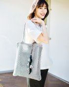 【ドゥクラッセ/DoCLASSE】のシャイニーバスケット・トートバッグL シルバー|ID: prp329100004920986 ipo3291000000037256251