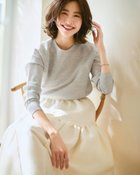 【ドゥクラッセ/DoCLASSE】のスパークリングニット・クルートップス 人気、トレンドファッション・服の通販 founy(ファニー) ファッション Fashion レディースファッション Fashion for Women トップス・カットソー Cut & Sew Tops ニット Knit Tops & Sweaters シアー Sheer, See-Through シンプル Simple, Minimal セーター Sweater, Knitwear フォルム Silhouette, Form メッシュ Mesh, Net Fabric エレガント 上品 Elegant 人気 Popular, Best Seller thumbnail ライトグレー|ID: prp329100004920988 ipo3291000000036917761