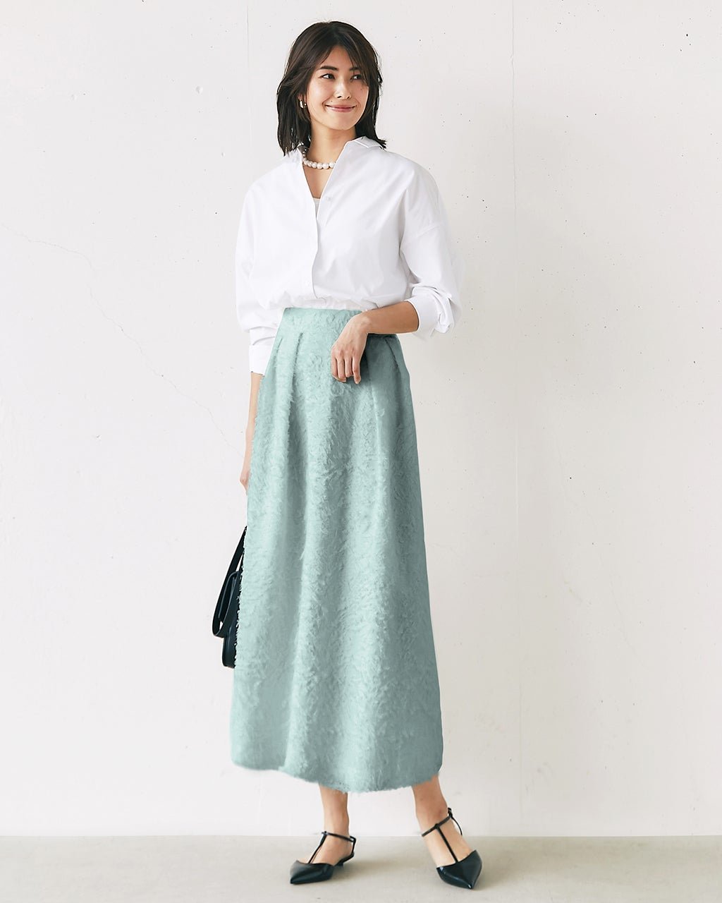 【ドゥクラッセ/DoCLASSE】のカットジャカード・タックフレアスカート インテリア・キッズ・メンズ・レディースファッション・服の通販 founy(ファニー) 　ファッション　Fashion　レディースファッション　Fashion for Women　スカート　Skirts　Aライン・フレアスカート　A-Line & Flared Skirts　ジャカード／ジャガード　Jacquard, Woven Pattern　ダスティーブルー|ID: prp329100004920991 ipo3291000000036917780