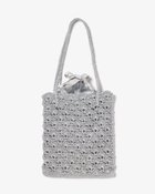 【ドゥクラッセ/DoCLASSE】のシャイニーバスケット・トートバッグS シルバー|ID:prp329100004920998