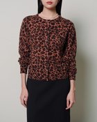 【ドゥクラッセ/DoCLASSE】のハイカウントメリノ・レオパードカーディガン レオパード|ID: prp329100004921003 ipo3291000000037102183