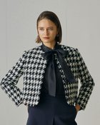 【ドゥクラッセ/DoCLASSE】の千鳥ツイード・ノーカラージャケット 人気、トレンドファッション・服の通販 founy(ファニー) ファッション Fashion レディースファッション Fashion for Women アウター Coat / Outerwear Collection レディースジャケット・軽アウター Jackets ノーカラージャケット / シンプル上品コーデ Collarless Jackets エレガント 上品 Elegant オケージョン Occasion Wear カッティング Cutting Detail ジャケット Jacket, Outerwear ツイード Twill, Twill Weave フォルム Silhouette, Form フロント Front, Front Design ベスト Vest, Waistcoat thumbnail 千鳥|ID: prp329100004921006 ipo3291000000036917862