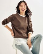 【ドゥクラッセ/DoCLASSE】の高密度シルコットン・抜け感T/コンパクト丈 ダークモカ|ID: prp329100004925763 ipo3291000000036962833