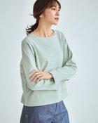 【ドゥクラッセ/DoCLASSE】のワイドフォルム/長袖・ドゥクラッセTシャツ グリーングレー|ID: prp329100004925769 ipo3291000000036962843