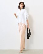 【ドゥクラッセ/DoCLASSE】のイージージョーゼット・テーパードパンツ 人気、トレンドファッション・服の通販 founy(ファニー) ファッション Fashion レディースファッション Fashion for Women パンツ Pants & Trousers おすすめ Recommended / Our Picks なめらか Smooth, Silky Texture オケージョン Occasion Wear カッティング Cutting Detail カットソー Cut and Sewn Top ジョーゼット Georgette, Semi-Sheer Fabric スリム Slim, Slim Fit セットアップ Set-Up, Coordinated Outfit ビジネス 仕事 通勤 Business / Work / Commuting ペプラム Peplum, Flared Hem thumbnail ピンクベージュ|ID: prp329100004925787 ipo3291000000036962877