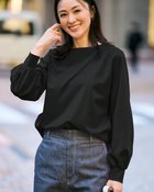 【ドゥクラッセ/DoCLASSE】のカノコカットソーシャツテールプルオーバー ブラック|ID: prp329100004925816 ipo3291000000037256213