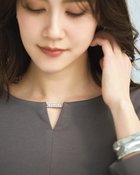 【ドゥクラッセ/DoCLASSE】のストーンキーネック・ドゥクラッセTシャツ 人気、トレンドファッション・服の通販 founy(ファニー) ファッション Fashion レディースファッション Fashion for Women トップス・カットソー Cut & Sew Tops シャツ・ブラウス・オフィスカジュアル Elegant Blouses & Button-Ups ロングTシャツ・Tシャツ Longline T-Shirts & Tees カットソー・ベーシックTシャツ Cut-and-Sewn Tops / Stretch Tees & Basics アクセサリー Fashion Accessories カットソー Cut and Sewn Top ショルダー Shoulder, Shoulder Strap ジャケット Jacket, Outerwear スタイリッシュ Stylish, Fashionable ダブル Double, Double-Breasted 定番 Standard, Basic Item なめらか Smooth, Silky Texture ビジュー Bijou, Jewel-like Accent フレア Flare, Flared フロント Front, Front Design ベーシック Basic, Essential ラベンダー Lavender リラックス Relax, Relaxed Fit 新作・新入荷 New Arrivals / New In エレガント 上品 Elegant ビジネス 仕事 通勤 Business / Work / Commuting thumbnail チャコール|ID: prp329100004925832 ipo3291000000037024106