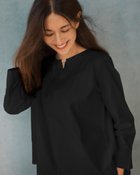 【ドゥクラッセ/DoCLASSE】のストーンキーネック・ドゥクラッセTシャツ ブラック|ID: prp329100004925832 ipo3291000000037235159