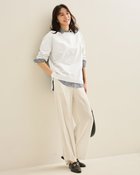 【ドゥクラッセ/DoCLASSE】の高密度シルコットン・ボートネックT/長め丈 オフホワイト|ID: prp329100004925867 ipo3291000000037102135