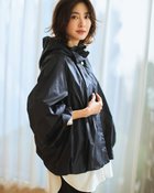 【ドゥクラッセ/DoCLASSE】のスタンドフリル・タフタフーディブルゾン ミッドナイトブルー|ID: prp329100004925905 ipo3291000000036963093