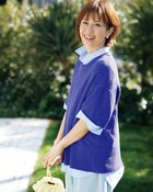 【ドゥクラッセ/DoCLASSE】のコットンブークレ・ボックスプルオーバー 人気、トレンドファッション・服の通販 founy(ファニー) ファッション Fashion レディースファッション Fashion for Women トップス・カットソー Cut & Sew Tops ニット Knit Tops & Sweaters カジュアルプルオーバー・ニットトップス Pullovers & Knit Tops / Casual Pullovers シンプル Simple, Minimal セーター Sweater, Knitwear 春 Spring thumbnail ブルー|ID: prp329100004925926 ipo3291000000036963144