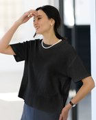 【ドゥクラッセ/DoCLASSE】のコットンブークレ・ボックスプルオーバー ブラック|ID: prp329100004925926 ipo3291000000037256219