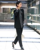 【ドゥクラッセ/DoCLASSE】のライトダンボールニット・スティックパンツ 人気、トレンドファッション・服の通販 founy(ファニー) ファッション Fashion レディースファッション Fashion for Women パンツ Pants & Trousers カットソー Cut and Sewn Top ストレッチ Stretch, Stretchy Fabric セットアップ Set-Up, Coordinated Outfit ドローコード Drawcord, Drawstring Cord thumbnail ブラック|ID: prp329100004925935 ipo3291000000036963149