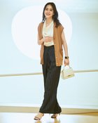 【ドゥクラッセ/DoCLASSE】のメタルボタン・ニットベスト キャメル|ID: prp329100004925949 ipo3291000000037098004