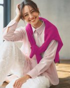 【ドゥクラッセ/DoCLASSE】のシアーライト・2WAYオーバーシャツ 人気、トレンドファッション・服の通販 founy(ファニー) ファッション Fashion レディースファッション Fashion for Women トップス・カットソー Cut & Sew Tops シャツ・ブラウス・オフィスカジュアル Elegant Blouses & Button-Ups thumbnail ピンク|ID: prp329100004925951 ipo3291000000037024120