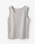 【ドゥクラッセ/DoCLASSE】の総針ニット・インナークルータンク アイスグレー|ID: prp329100004925961 ipo3291000000037102170