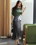 【ドゥクラッセ/DoCLASSE】のドレープボイル・ドッキングプリーツスカート 人気、トレンドファッション・服の通販 founy(ファニー) ファッション Fashion レディースファッション Fashion for Women スカート Skirts プリーツスカート / 上品フェミニンスタイル Pleated Skirts エレガント 上品 Elegant サマー Summer, Summer Style シアー Sheer, See-Through シンプル Simple, Minimal プリーツ Pleats, Pleated ペプラム Peplum, Flared Hem ロング Long, Long-Length ビジネス 仕事 通勤 Business / Work / Commuting 秋 Autumn thumbnail グレー|ID: prp329100004925972 ipo3291000000036963331