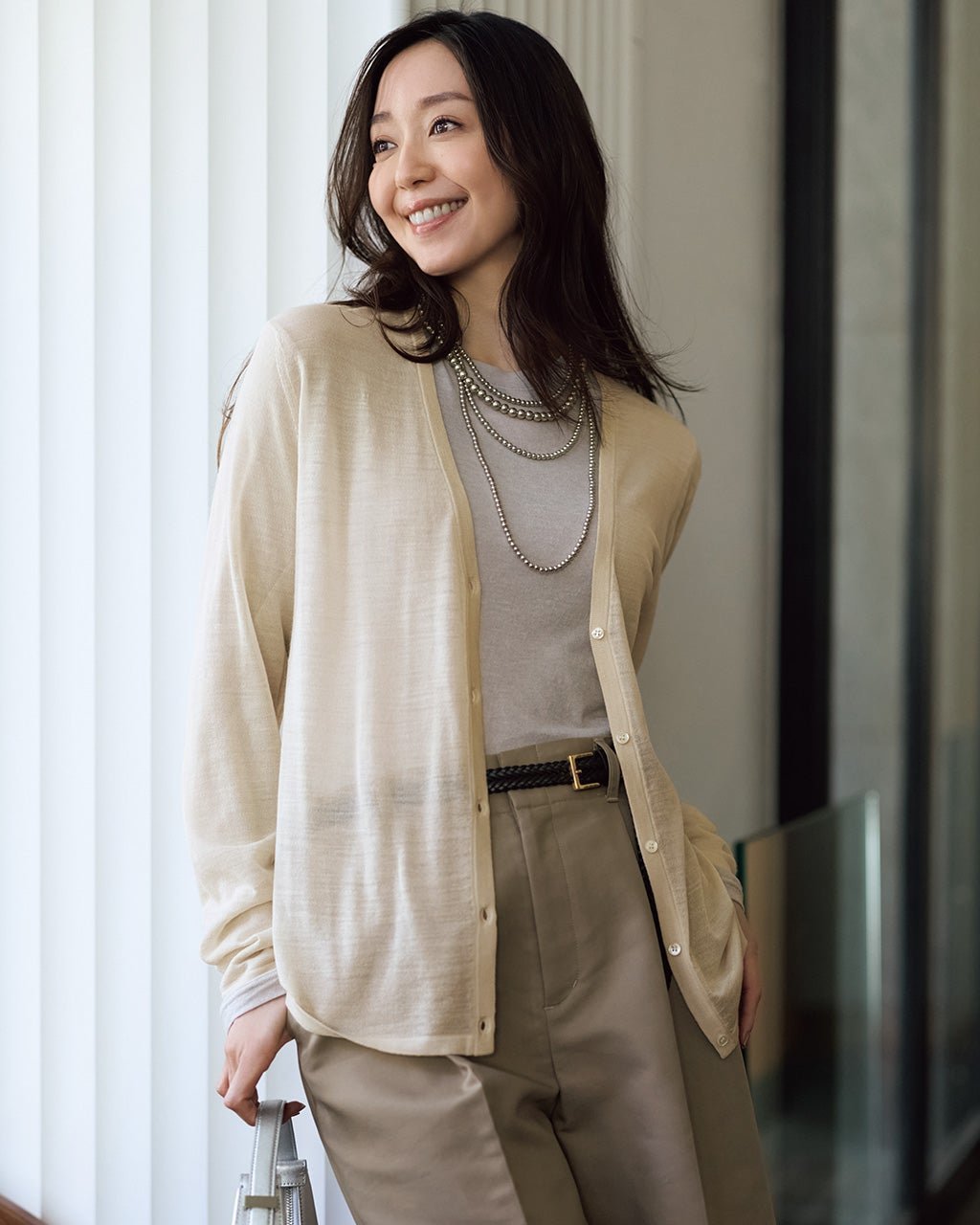 【ドゥクラッセ/DoCLASSE】のアルパカ混・シアーカーディガン 人気、トレンドファッション・服の通販 founy(ファニー) 　ファッション　Fashion　レディースファッション　Fashion for Women　トップス・カットソー　Cut & Sew Tops　カーディガン・羽織り　Layered Style Cardigans　おすすめ　Recommended / Our Picks　アンサンブル　Ensemble Set　カーディガン　Cardigan, Knitwear　シンプル　Simple, Minimal　人気　Popular, Best Seller　春　Spring　羽織　Haori, Light Jacket　 other-1|ID: prp329100004925979 ipo3291000000036963355