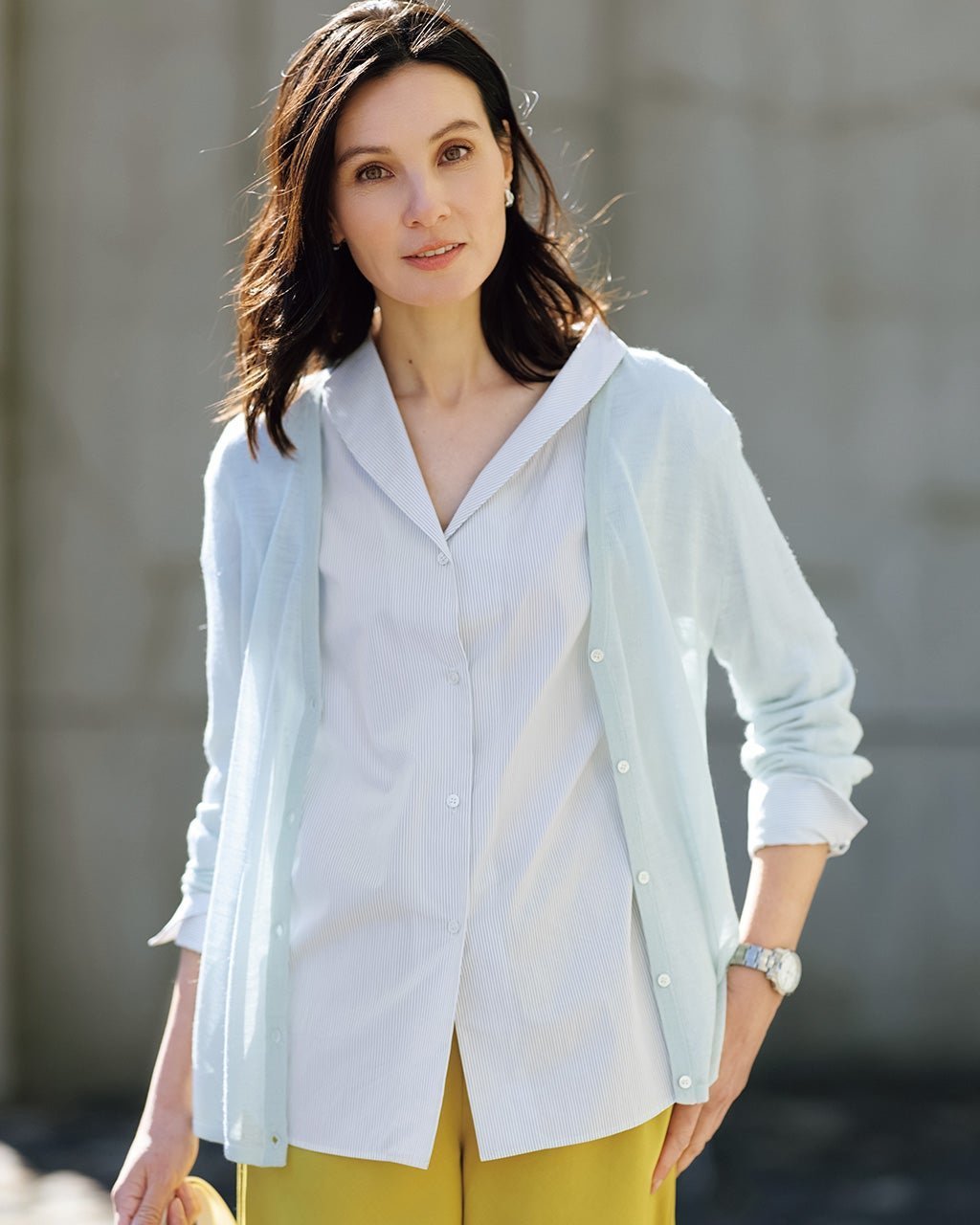 【ドゥクラッセ/DoCLASSE】のアルパカ混・シアーカーディガン インテリア・キッズ・メンズ・レディースファッション・服の通販 founy(ファニー) 　ファッション　Fashion　レディースファッション　Fashion for Women　トップス・カットソー　Cut & Sew Tops　カーディガン・羽織り　Layered Style Cardigans　おすすめ　Recommended / Our Picks　アンサンブル　Ensemble Set　カーディガン　Cardigan, Knitwear　シンプル　Simple, Minimal　人気　Popular, Best Seller　春　Spring　羽織　Haori, Light Jacket　ペールグリーン|ID: prp329100004925979 ipo3291000000036963362