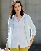 【ドゥクラッセ/DoCLASSE】のアルパカ混・シアーカーディガン ペールグリーン|ID: prp329100004925979 ipo3291000000037102195