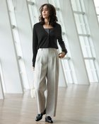 【ドゥクラッセ/DoCLASSE】のアルパカ混・シアーカーディガン ブラック|ID: prp329100004925979 ipo3291000000037245977