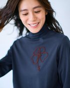 【ドゥクラッセ/DoCLASSE】の超長綿ハイネック/コード刺繍 ネイビー|ID: prp329100004925994 ipo3291000000036963428