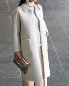 【ドゥクラッセ/DoCLASSE】のエコムートン・ファーコート オフホワイト|ID: prp329100004926001 ipo3291000000036963451