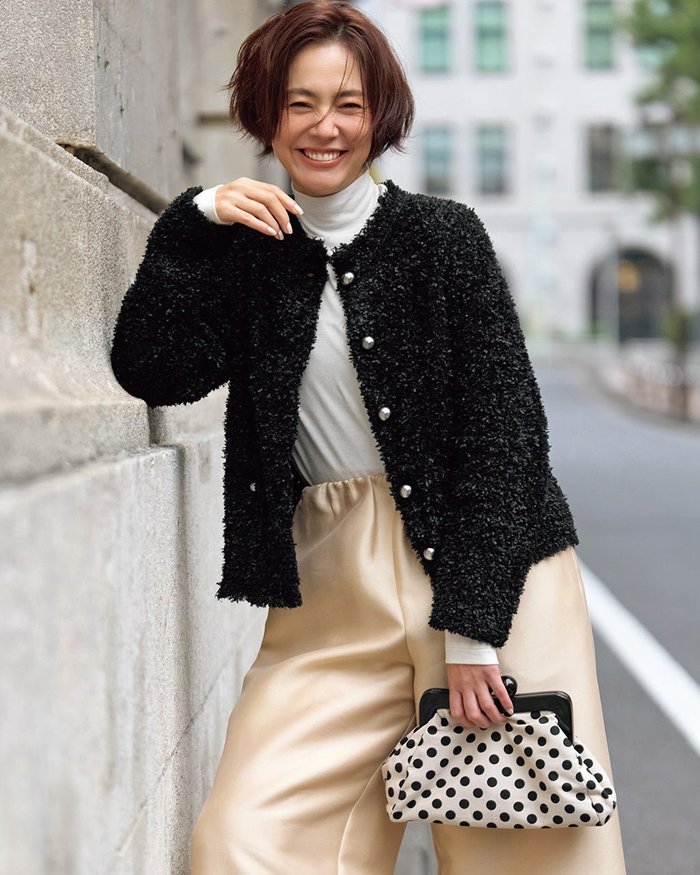 【ドゥクラッセ/DoCLASSE】のツイーディニット・メタル釦ジャケット インテリア・キッズ・メンズ・レディースファッション・服の通販 founy(ファニー) https://founy.com/ ファッション Fashion レディースファッション Fashion for Women アウター Coat / Outerwear Collection レディースジャケット・軽アウター Jackets ジャケット Jacket, Outerwear ツイード Twill, Twill Weave フリンジ Fringe, Tassel メタル Metal, Metal Parts 無地 Plain, Solid Color |ID: prp329100004926004 ipo3291000000037102202